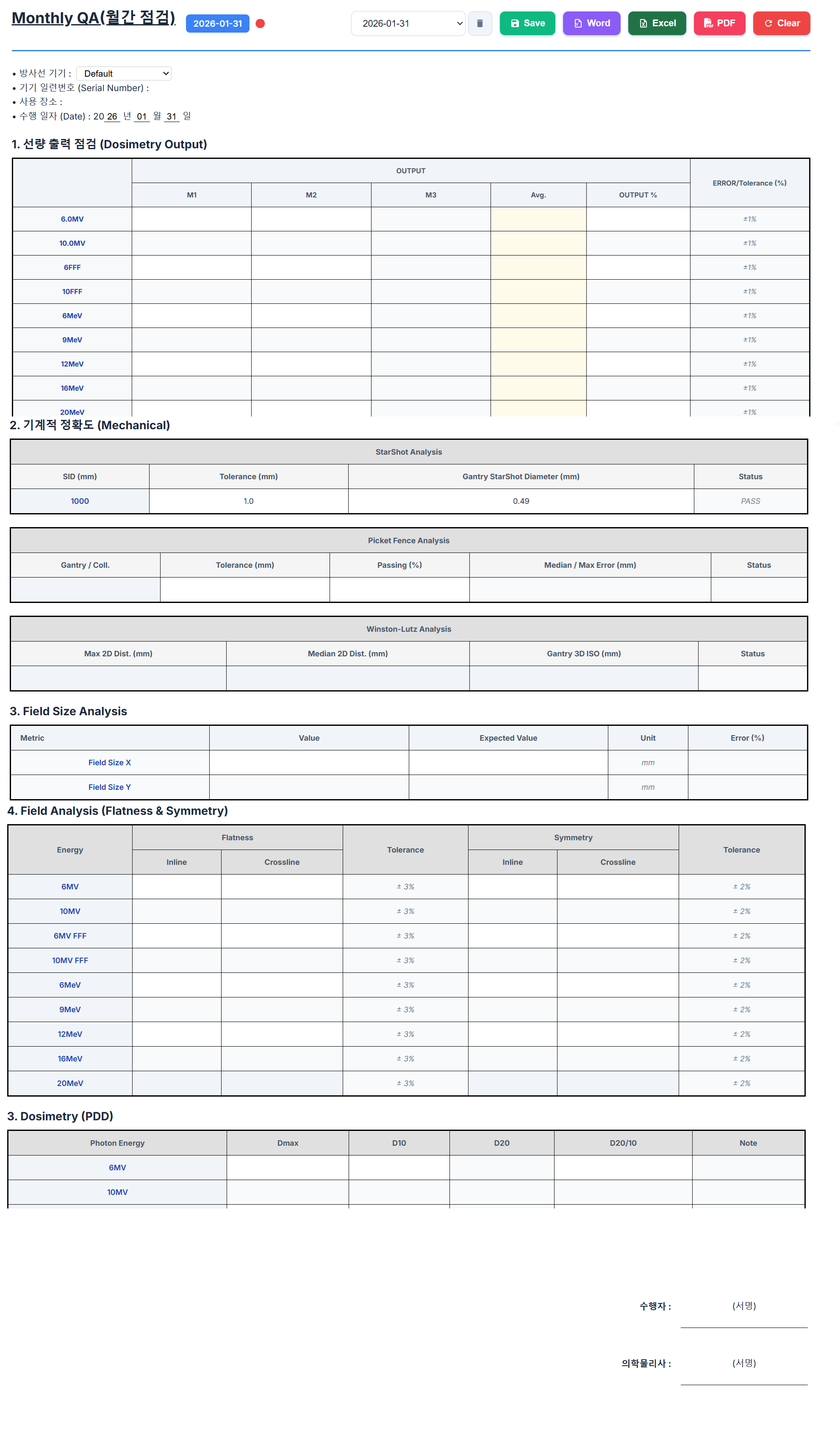 Monthly Dashboard Main